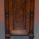 Paire de Grands Cabinets Latéraux William IV 1830 en Bois Massif Flammé avec Tiroirs