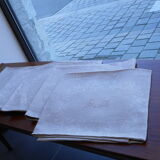 Damask napkins monograms