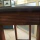Art Deco console in solid walnut