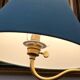 Patinated brass desk lamp, 19th century