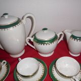 coffee service, porcelain, sarreguemines