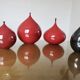 Vase "figue" en céramique rouge