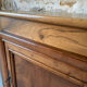 Antique corner unit in solid walnut
