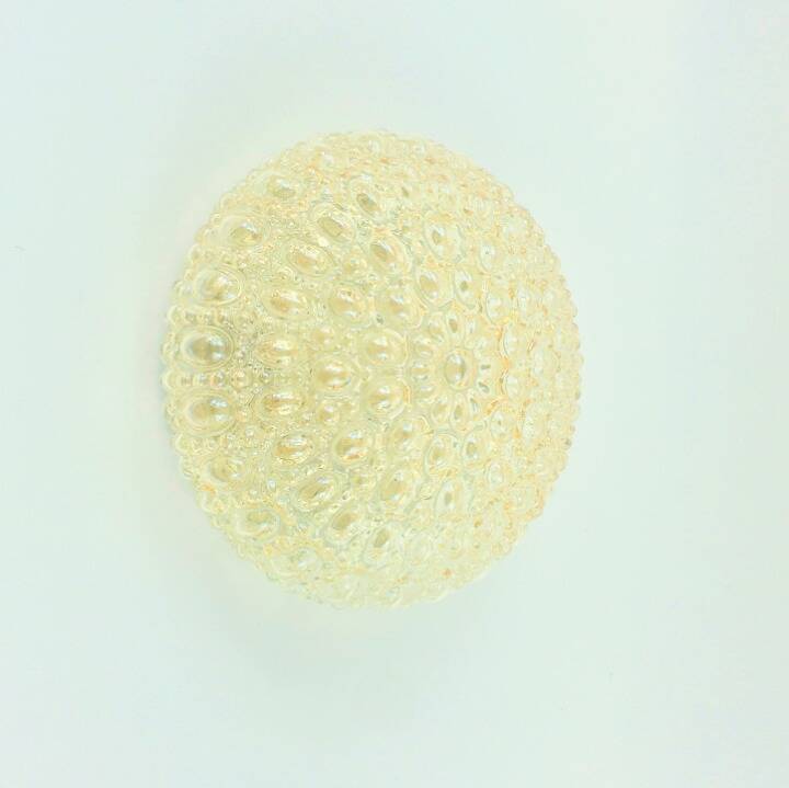 Lustre en verre bulle du milieu du siècle par Helena Tynell pour Limburg, années 1960.