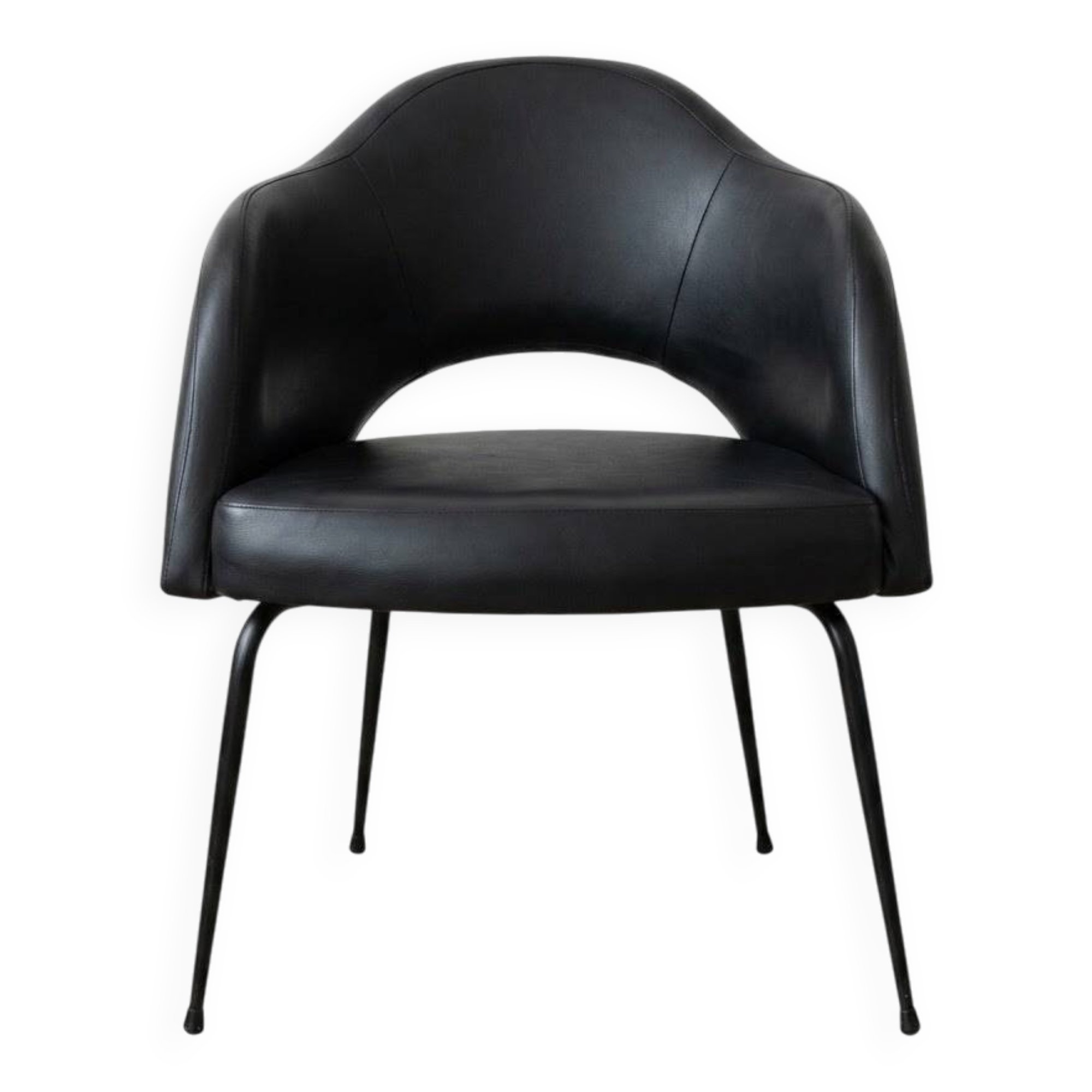 Fauteuil vintage en cuir