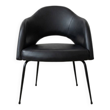 Fauteuil vintage en cuir