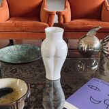 Postmodern ceramic 'Femme' vase, Baba, Vallauris France ca. 1980s