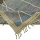 Hand-Knotted Turkish Contemporary 280 cm x 372 cm Blue Wool Carpet