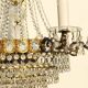 Hot air balloon chandelier 8 stamp fires