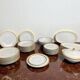 Tableware, 25-piece service, white porcelain and fine gold Winterling