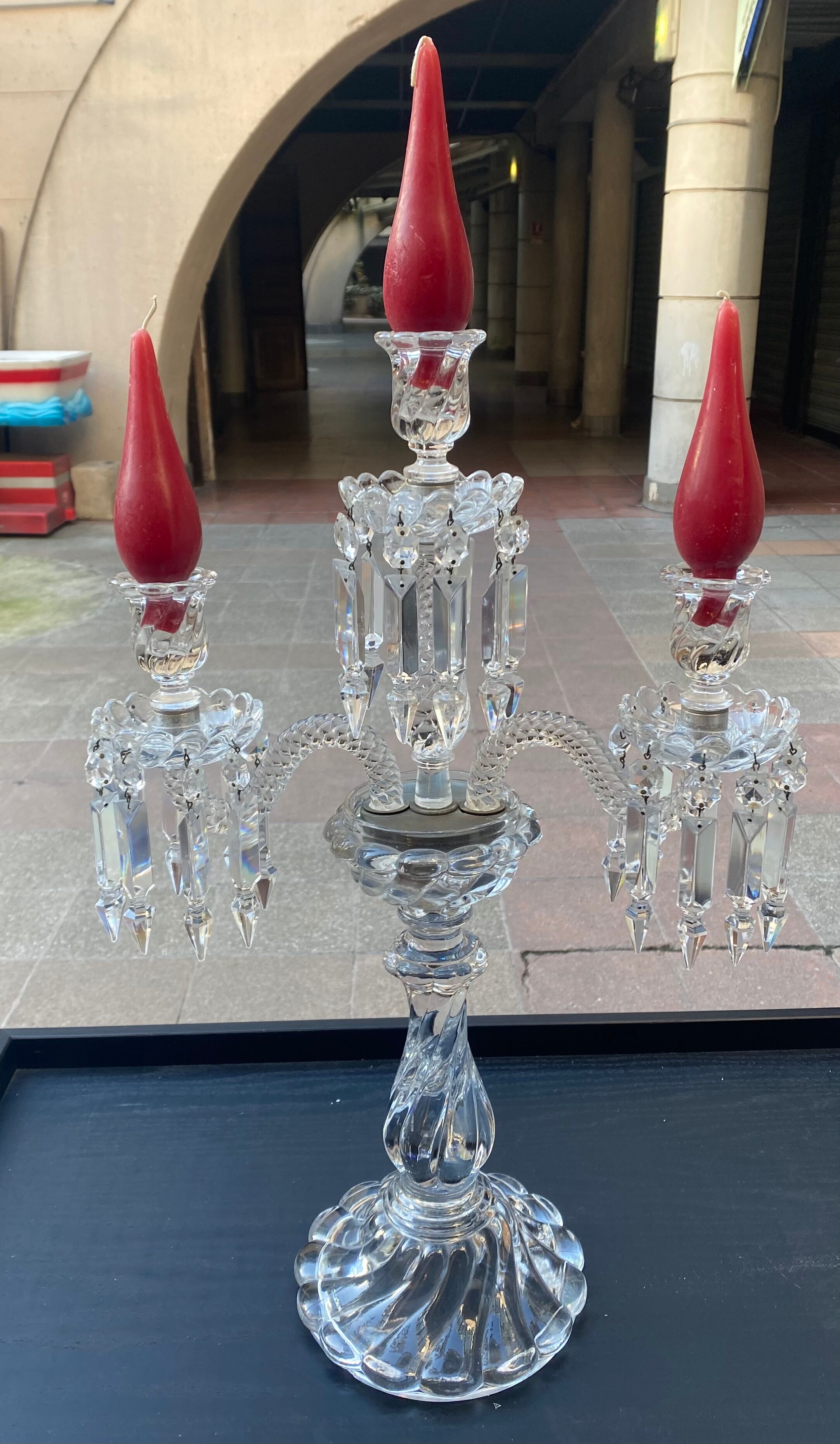 Baccarat crystal chandelier - 70s