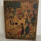 Jouet ancien boite de cubes anciens