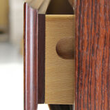 Pair Of Rosewood Omann Jun Sideboards With Teak Interior