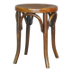 Low bistro stool by Mundus circa 1910 art nouveau.