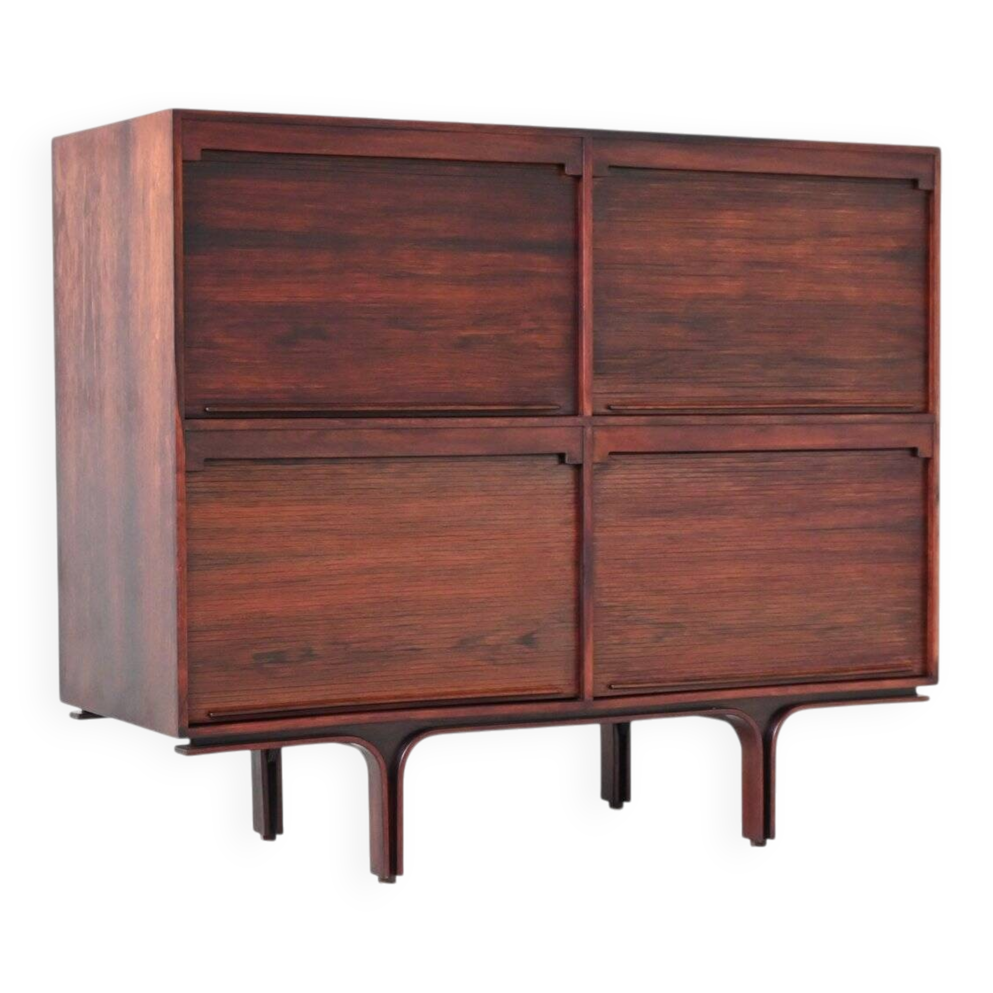 Gianfranco Frattini model 504 cabinet in rosewood Bernini Italy 1960