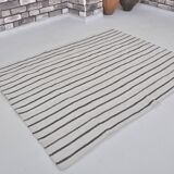 Vintage Anatolian Stripe Hemp Kilim sku 3779