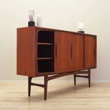 Teak highboard, Danish design, 1970s, production: Denmark