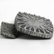 Very nice 1960s Pop Art Sunburst design cast aluminum door handle