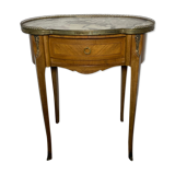 Kidney table transition style, side cabinet small chest of drawers.