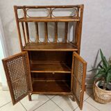 Rattan shelf