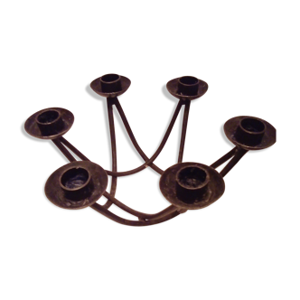 6-spoke candle holder