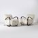 Pair of Jindrich Halabala H 269 lounge chairs in mongolian sheepskin
