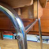 Formica table with extension cords