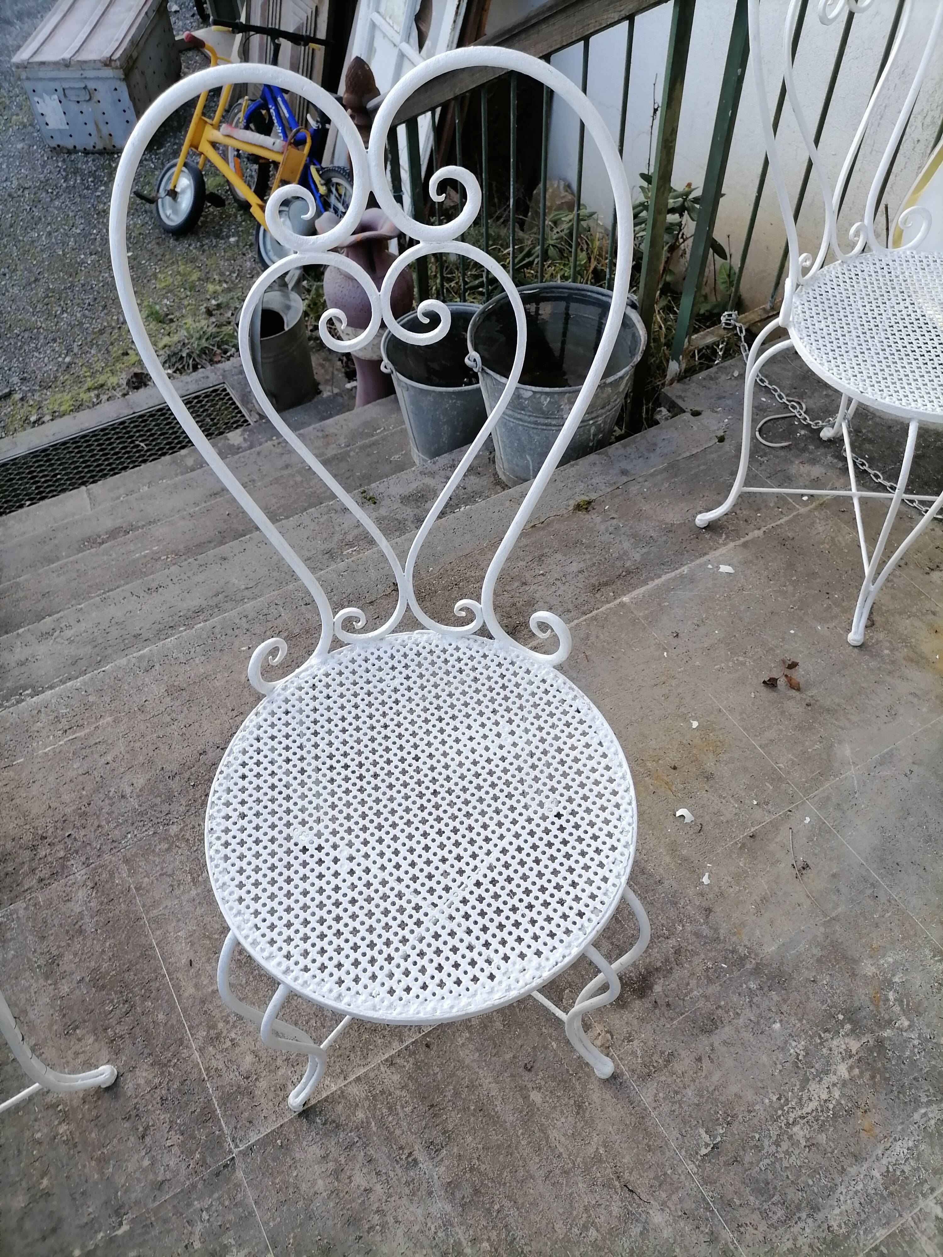 Living room wrought iron garden