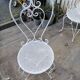 Salon jardin fer forgé