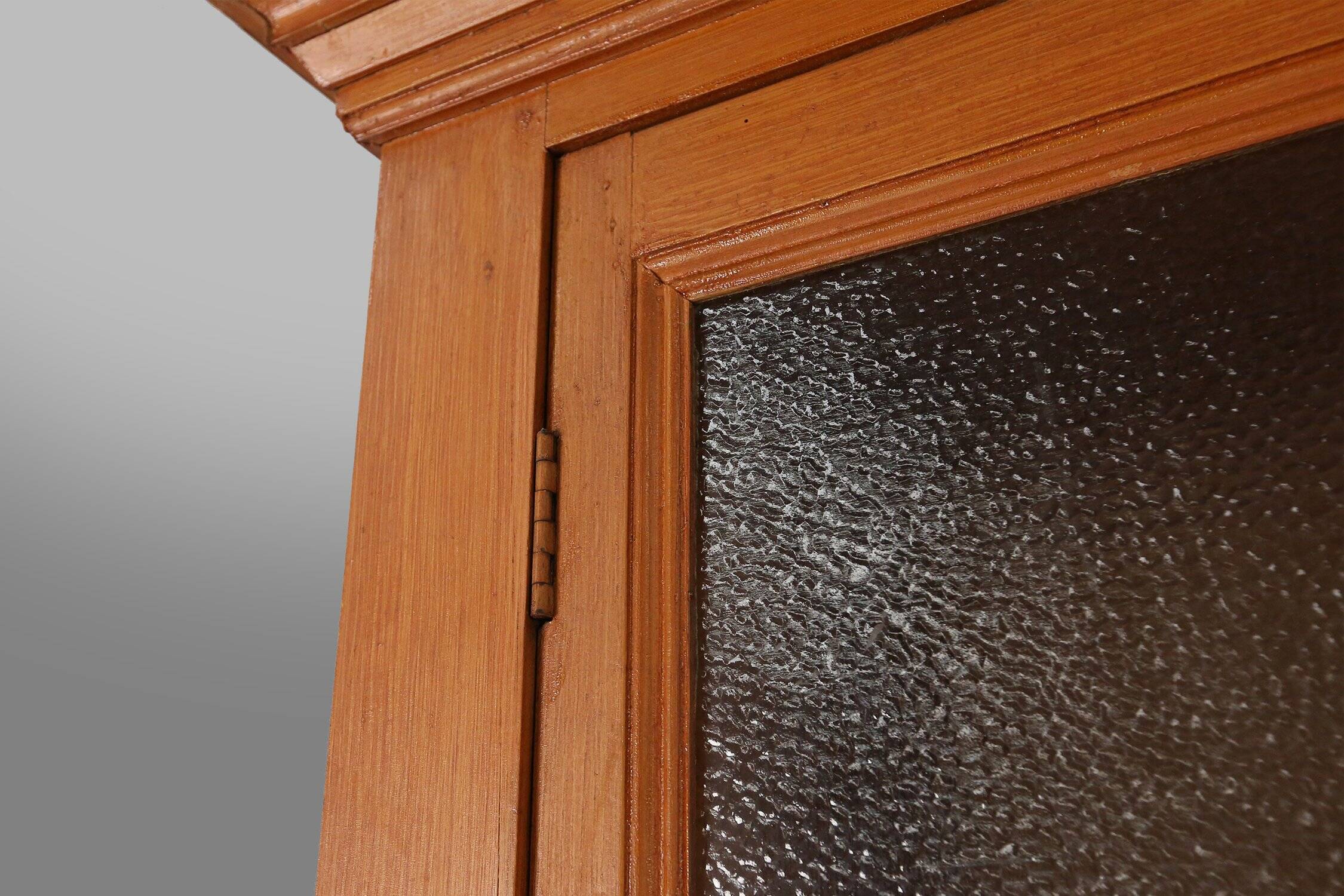 12-Door Monastery or Display Cabinet in Pine, Belgium ca. 1890