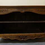 openwork Provençal credenza in walnut of the eighteenth century