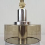 Smoked glass lamp from the 70s