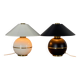 Pair of Mid-Century Brass & Metal Table Lamps by Napako, Czechoslovakia