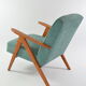 Fauteuil kompas vert océan