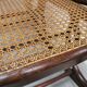 Rocking chair and his foot rest, in beech 1900