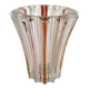 Glass vase signed Pierre D'Avesn, 1940s
