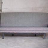 Convertible fabric sofa by Jean René Caillette edition Steiner 1961