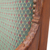 Fabric carved bench, 1930