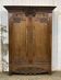 19th-century Norman wedding armoire in blonde oak.