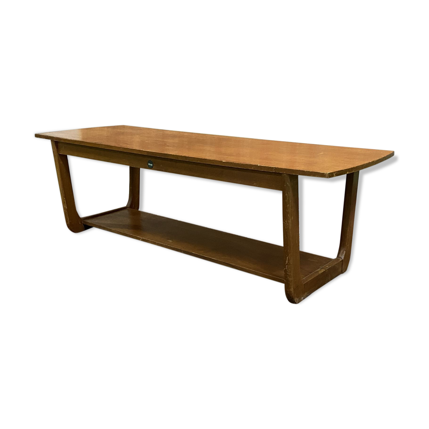 Teak coffee coffee table - 70s