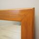 Mirror in mahogany frame, Italian design, 1970s, production: Italy