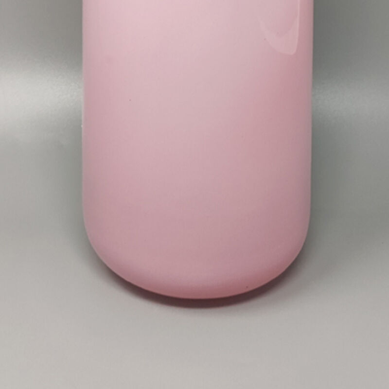 1960s Astonishing Pink Vase By Ca' Dei Vetrai in Murano Glass. Made in Italy