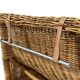 Karlskrona Rattan Wicker Chaise Lounge by Karl Malmvall for Ikea