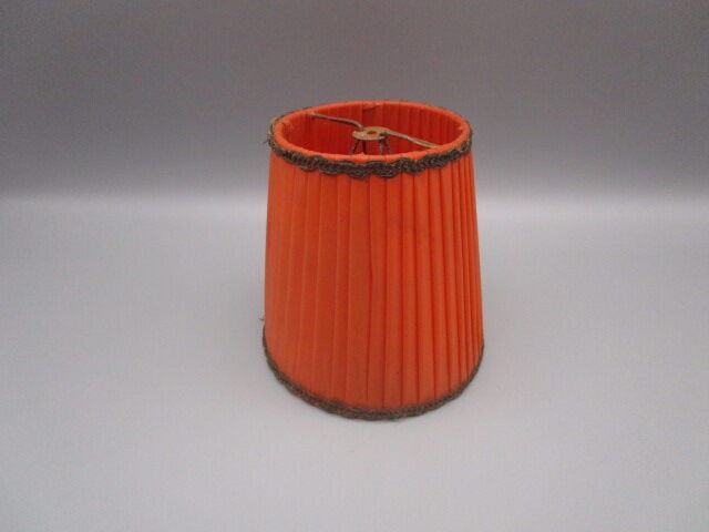 Small vintage orange lampshade