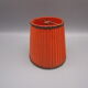 Small vintage orange lampshade