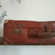 Vintage brown cardboard case 40s