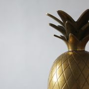 Bougeoir ananas laiton