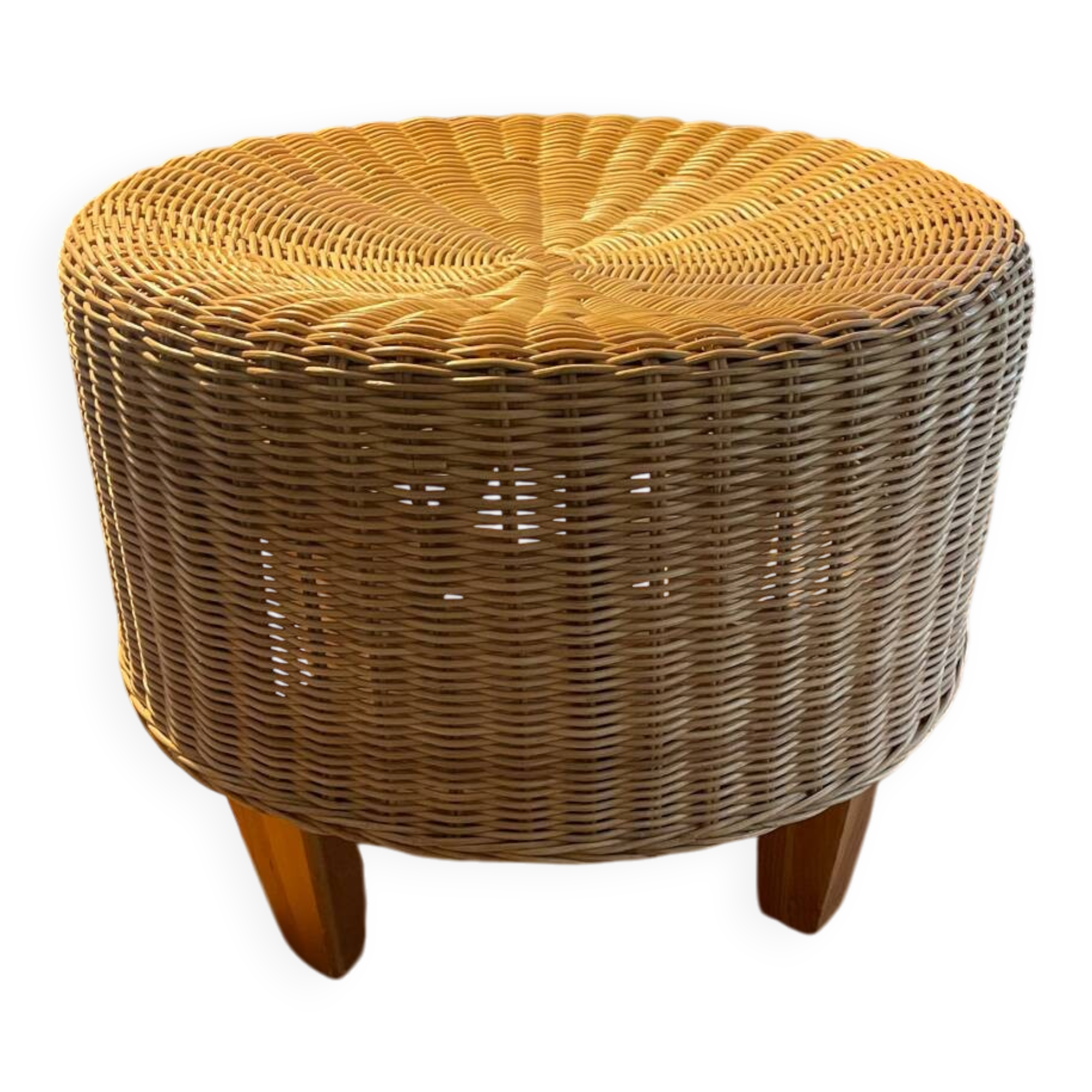 IKEA Dalby rattan stool