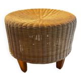 IKEA Dalby rattan stool