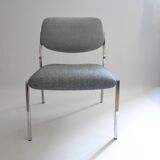 Pair of restored chrome 60s armchairs